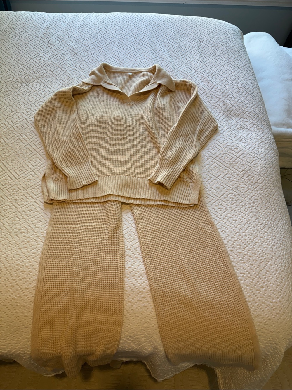 Cozy Knit Set in Beige